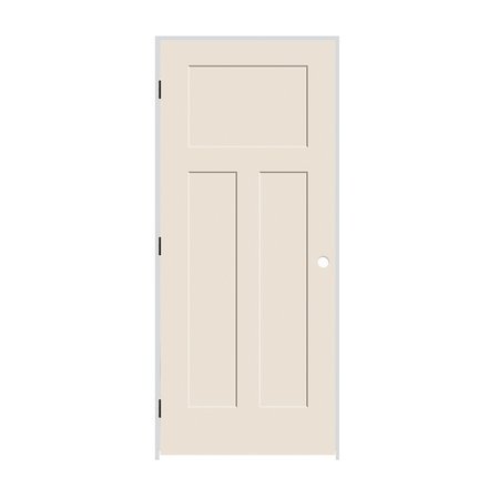 TRIMLITE Molded Door 34" x 80", Primed White 2168MHCCRARH1D6916